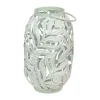 Deco Finder AG Woondecoratie>Lantaarn metaal groen blad 41 cm