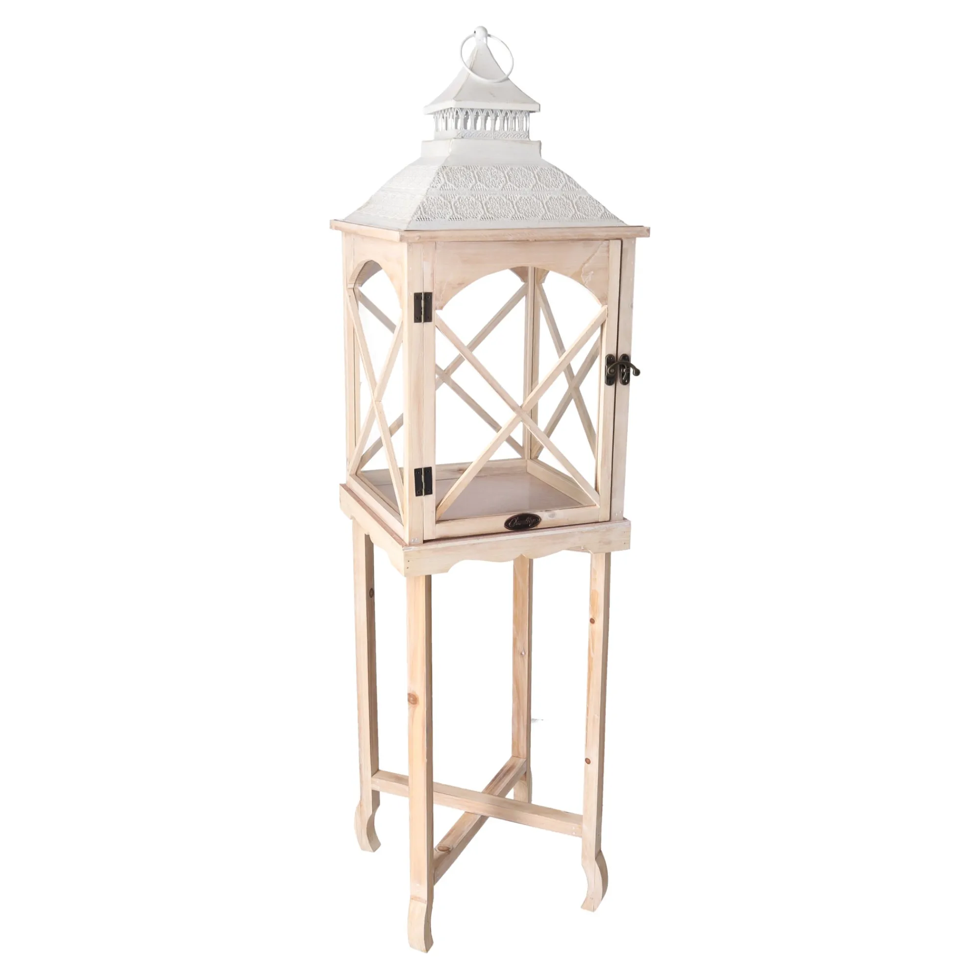 Woondecoratie>Lantaarn Montady op voet 120 cm