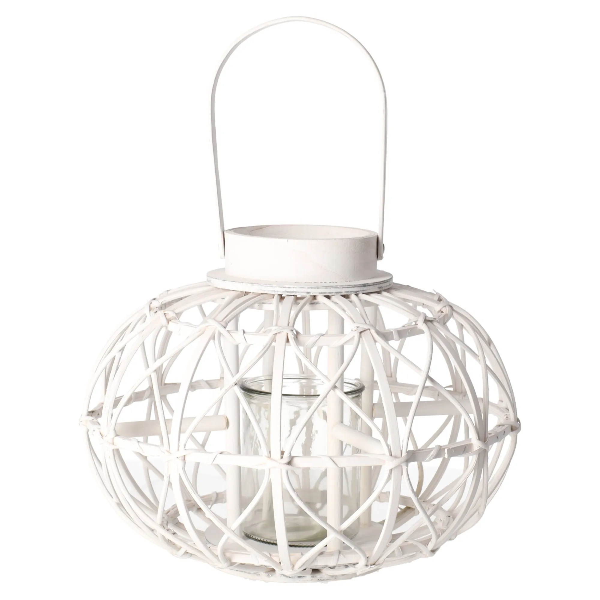O'malley Woondecoratie>Lantaarn Montra 25 cm wit