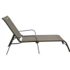 Bois le Duc Tuinstoelen>Ligbed Capasso Antraciet