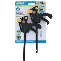 Kinzo Handgereedschap>Lijmklem 2st. 10 cm
