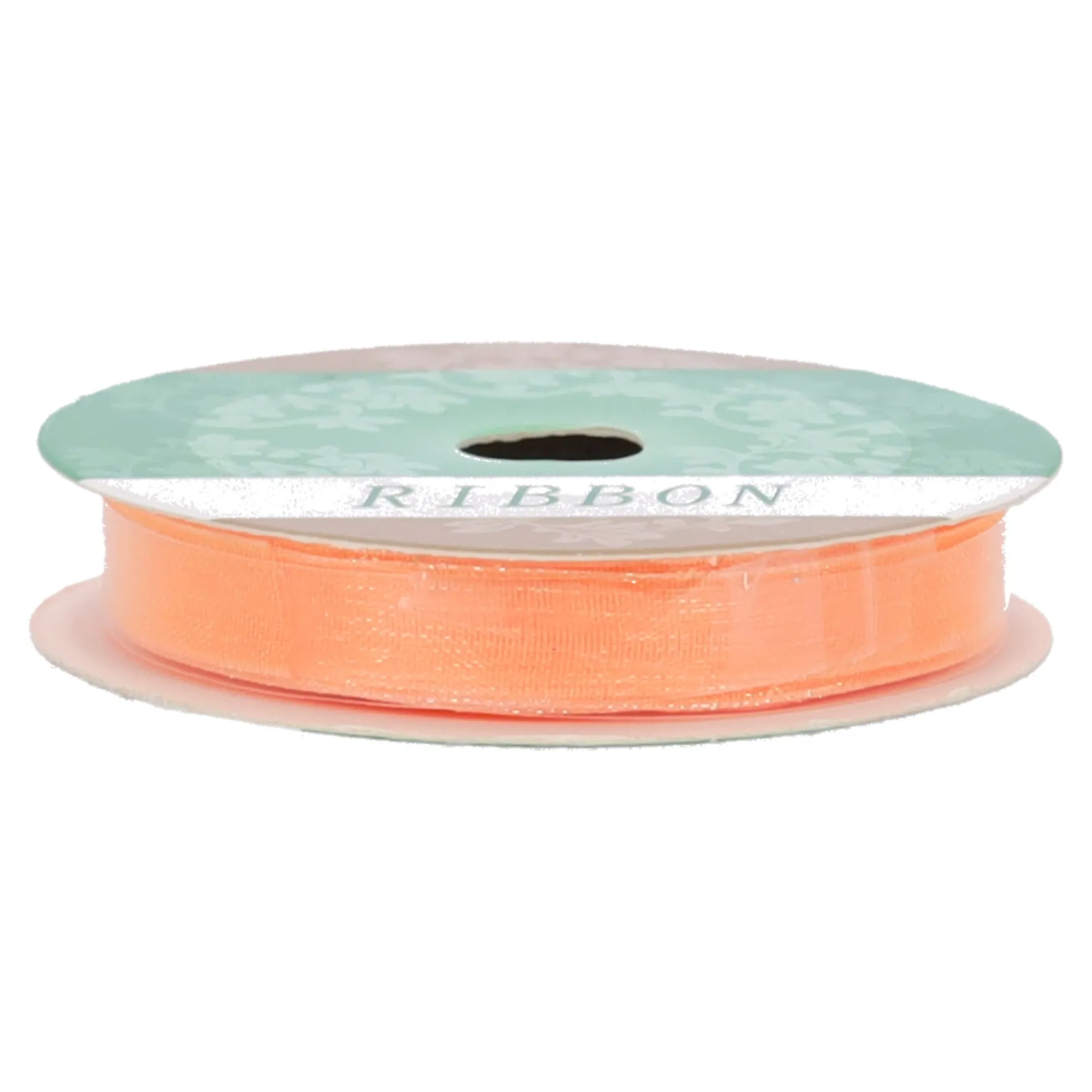 Woondecoratie>Lint organza 1 cm x 10 m perzik