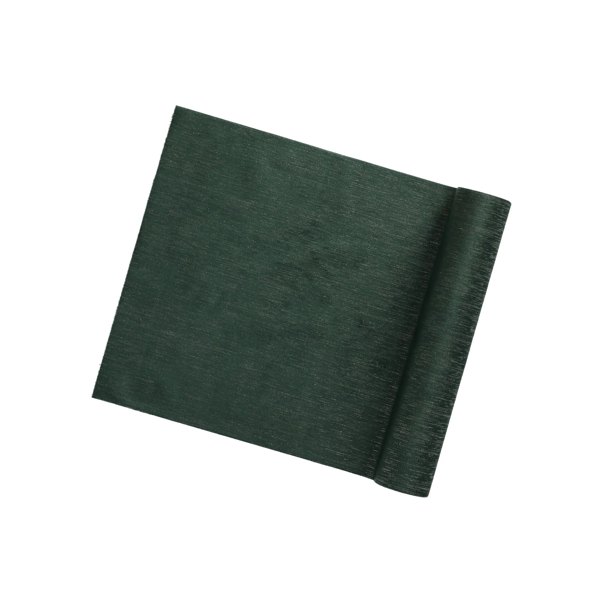 Woondecoratie>Loper velvet foil groen 28 x 300 cm