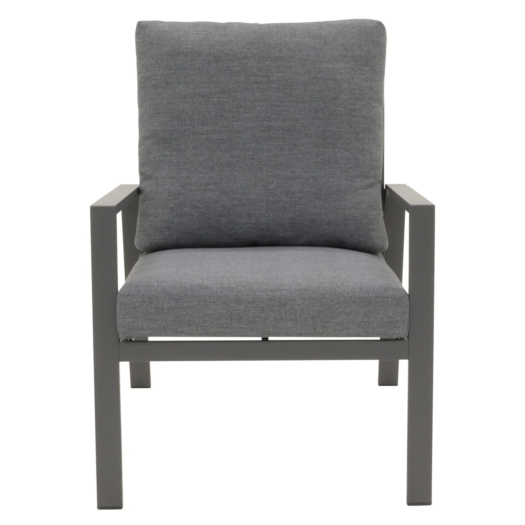 Bois le Duc Loungesets>Loungeset Olda antraciet met kussens