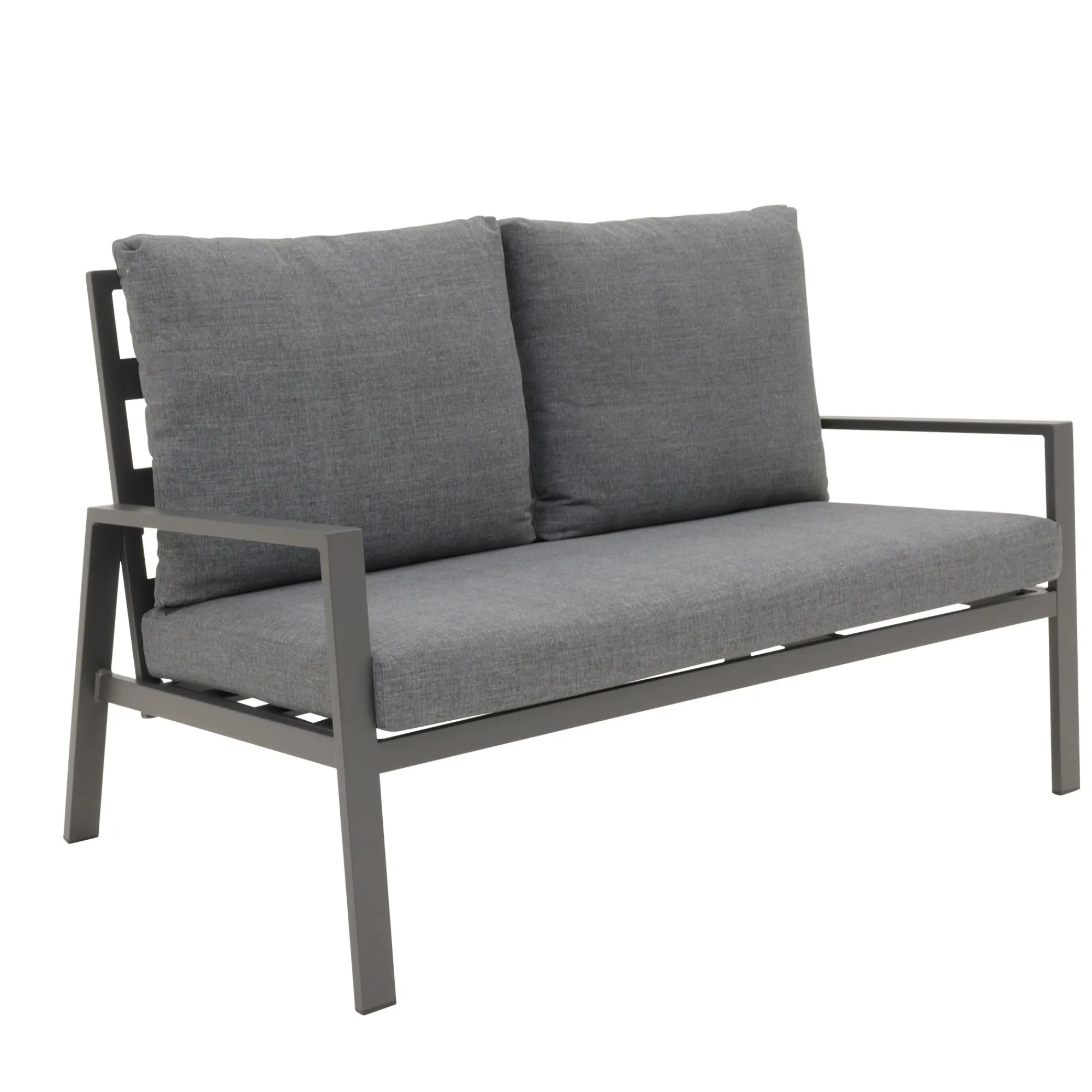 Bois le Duc Loungesets>Loungeset Olda antraciet met kussens