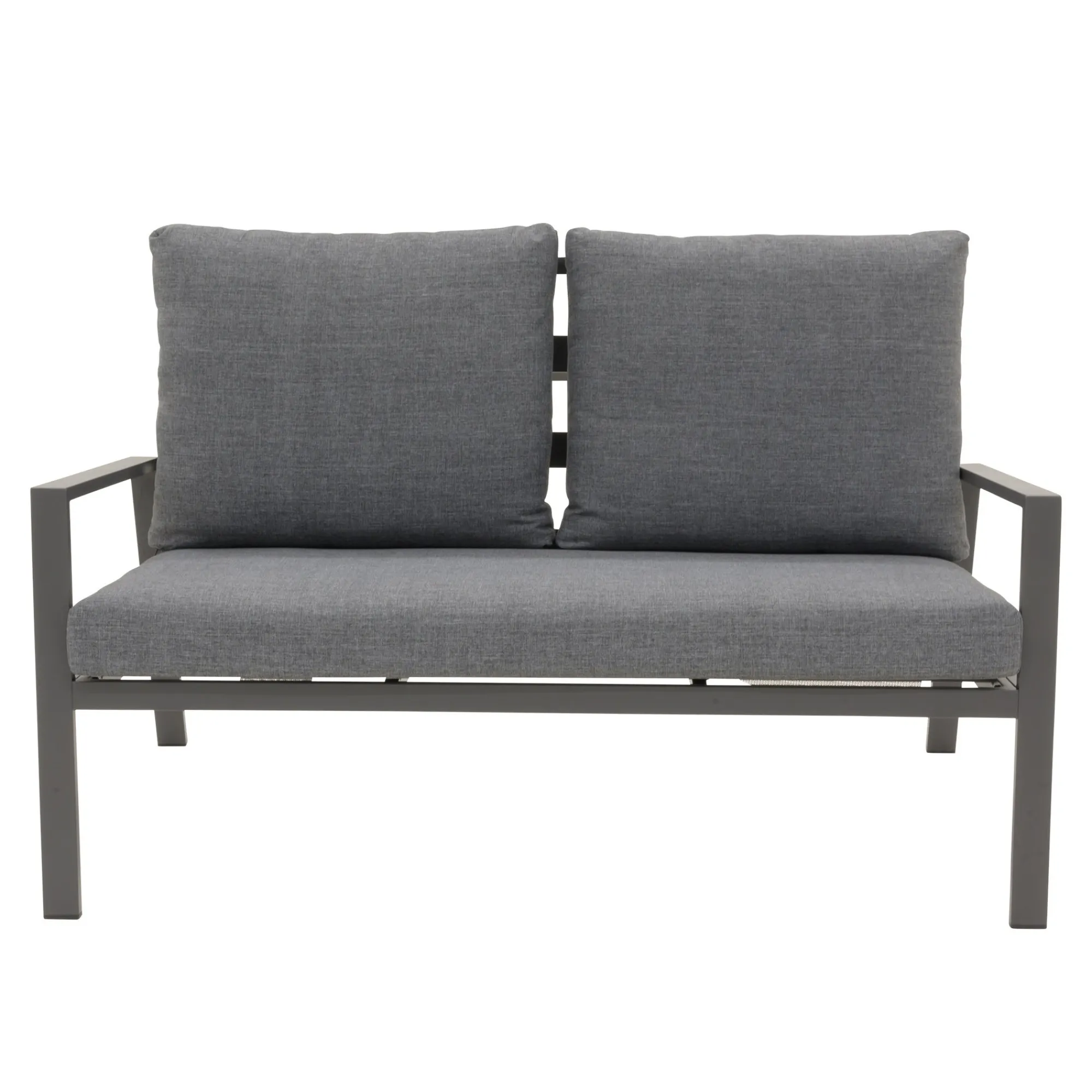 Bois le Duc Loungesets>Loungeset Olda antraciet met kussens