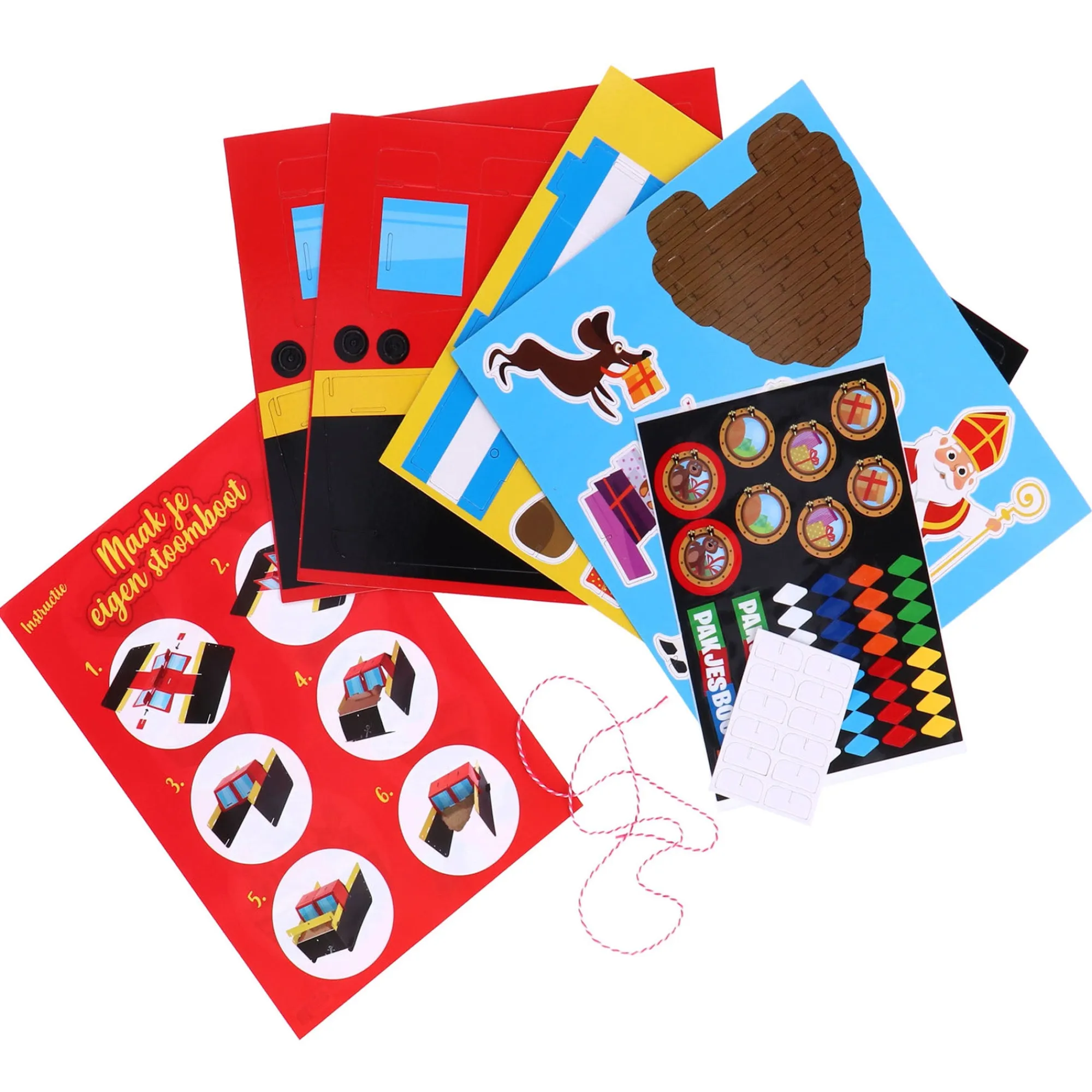 Creative Craft Group Kerstdecoratie>Maak je eigen boot Sint