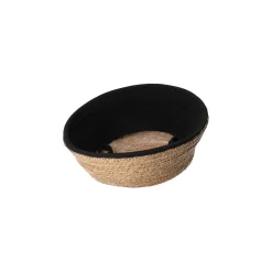 Woondecoratie>Mand Groise 40 cm zwart/naturel