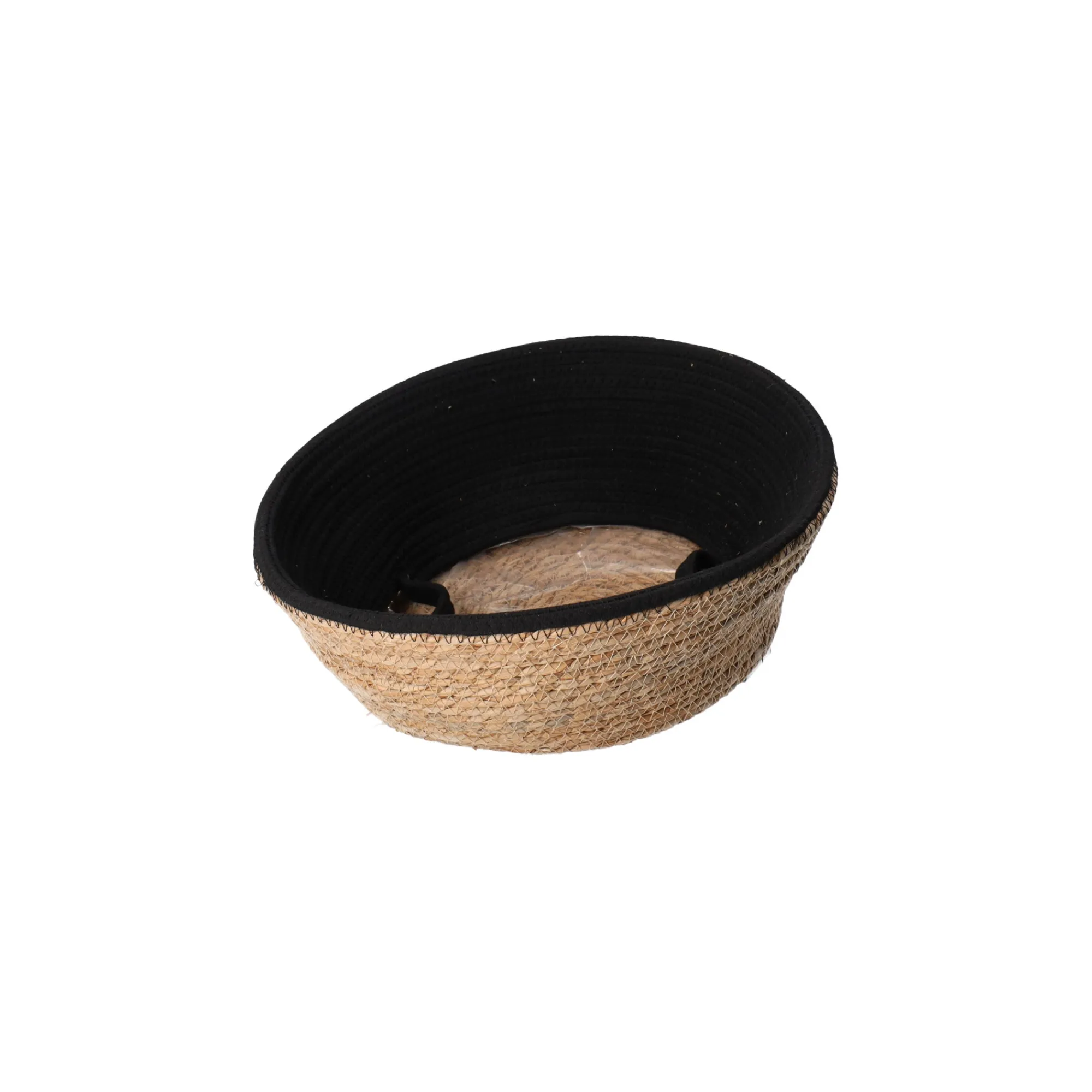 Woondecoratie>Mand Groise 40 cm zwart/naturel