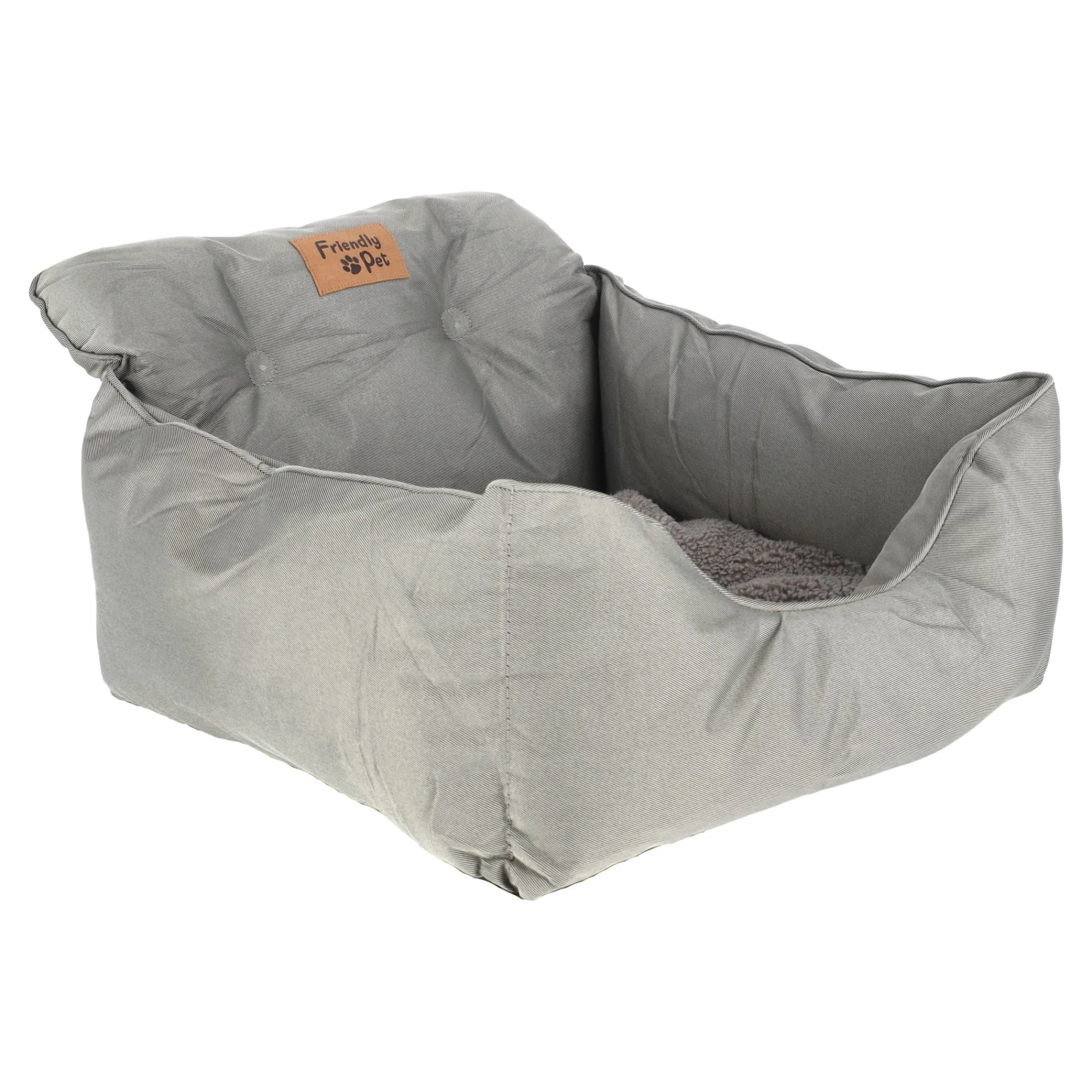 Friendly Pet Hondenmand>Mand hond autostoel grijs 53 x 50 cm