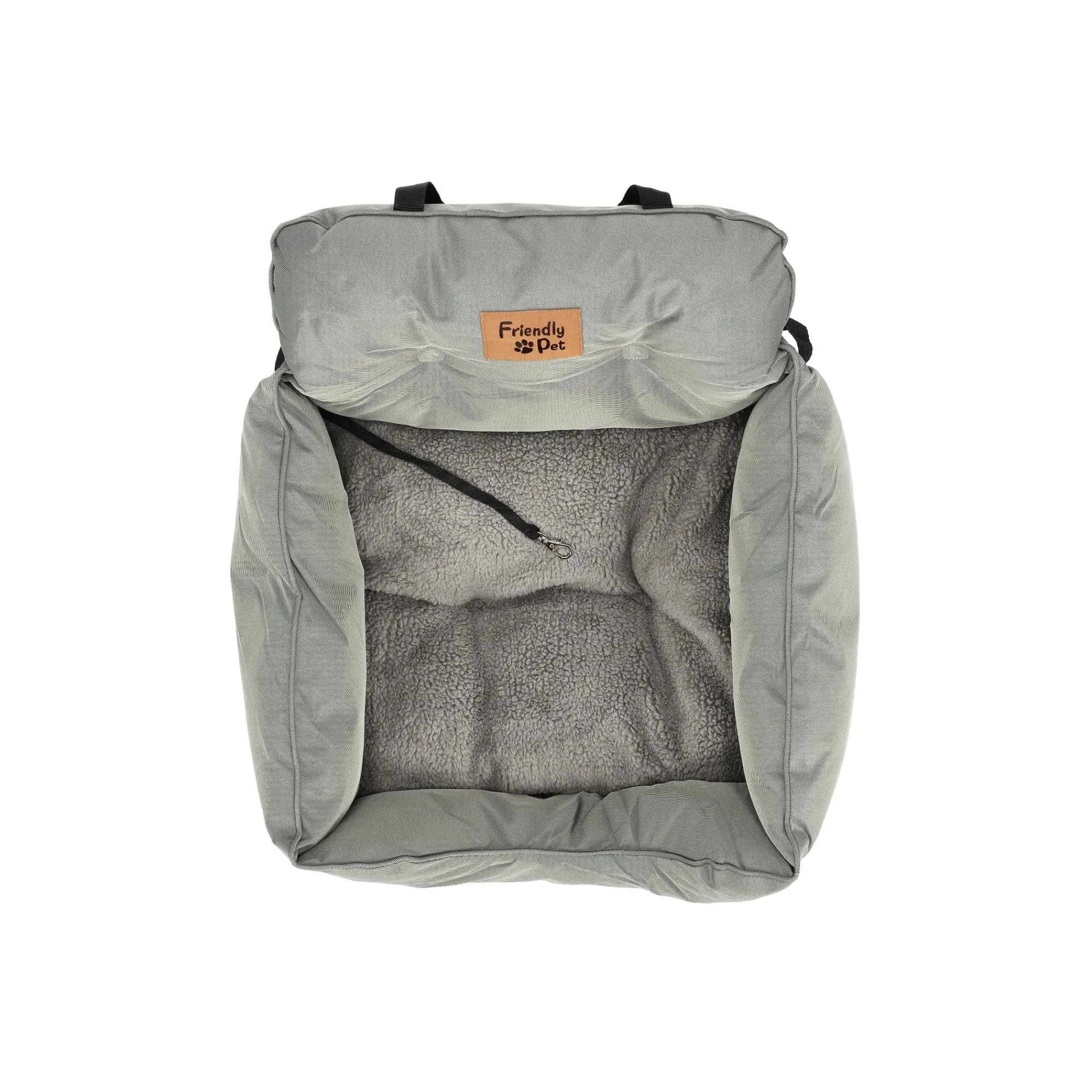 Friendly Pet Hondenmand>Mand hond autostoel grijs 53 x 50 cm