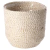 Woondecoratie>Mand wit 14 x 14 cm