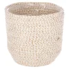 Woondecoratie>Mand wit 18 x 18 cm