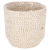 Woondecoratie>Mand wit 16 x 16 cm