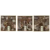 Natural Collections Woondecoratie>Mix exotisch naturel 25 x 25 x 7 cm