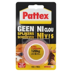 Pattex Handgereedschap>Montagestrip geen spijkers buiten 1.5M