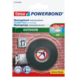 Tesa Bouw>Montagetape outdoor 19mmx1.5M