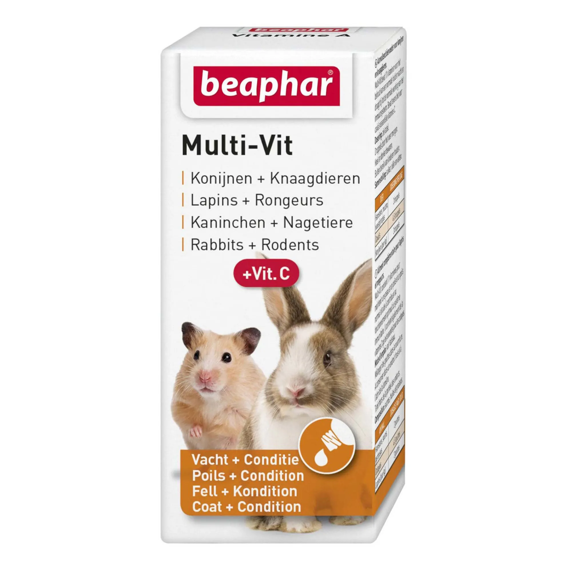 Beaphar Knaagdierverzorging>Multi-vitamin knaagdier 20ml