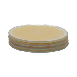 Decoris Koken & Tafelen>Onderzetter glas citrus 9 cm 4st.