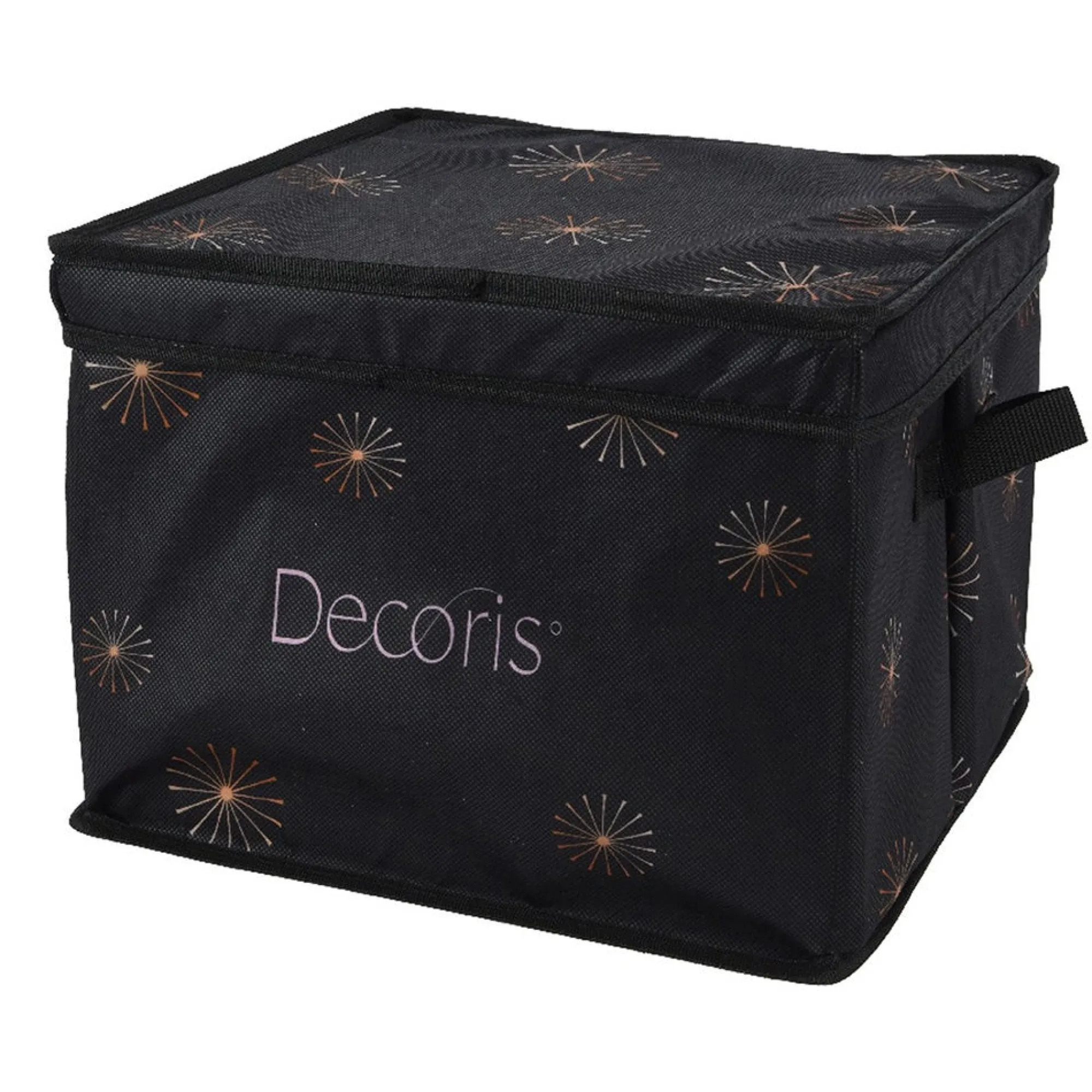Decoris Kerstballen>Opbergdoos kerstbal polyester