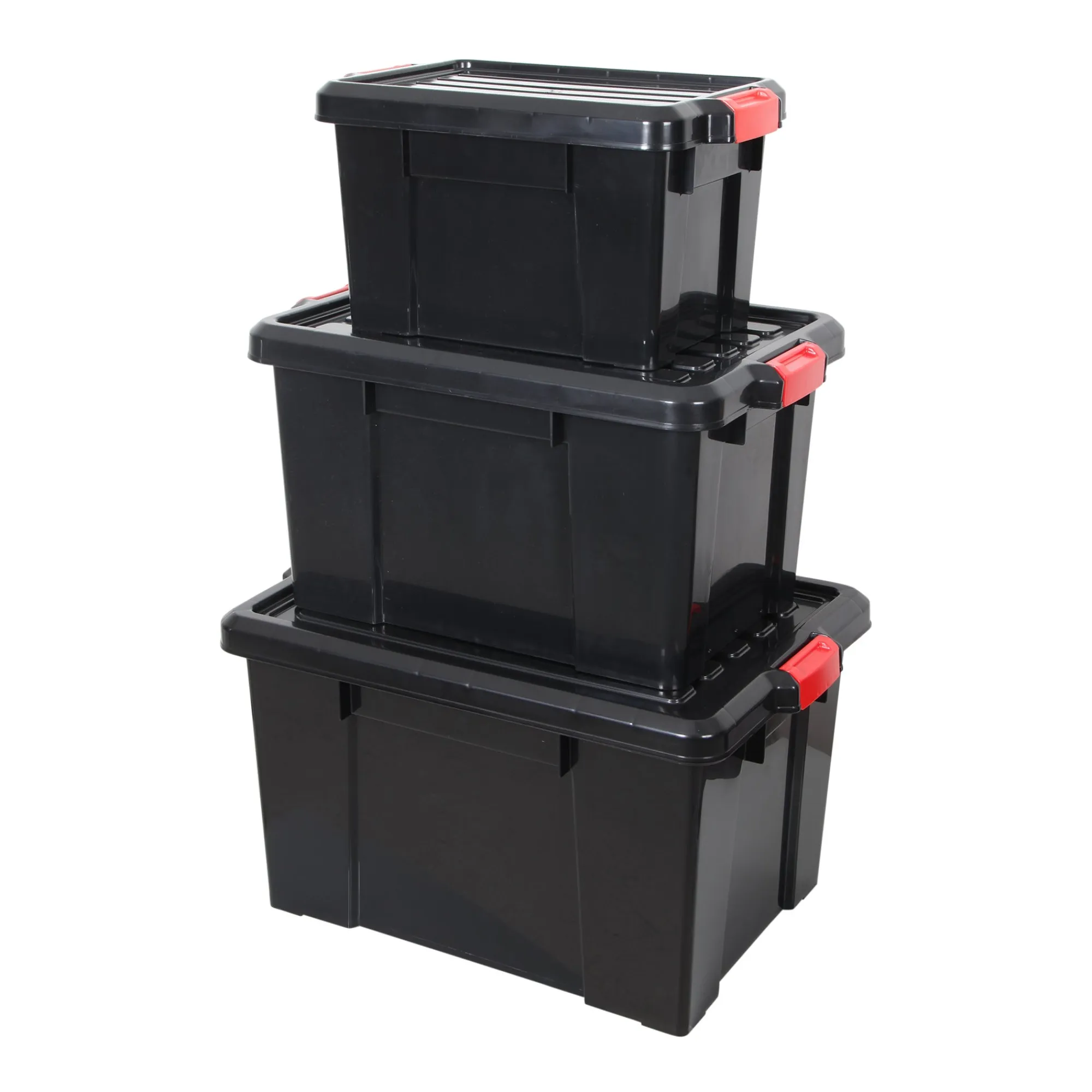 Iris Opbergen>Opbergdoos robuust zwart 68L
