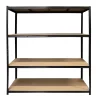 Westham Opbergen>Opbergrek HD 180x160x60cm mdf zwart