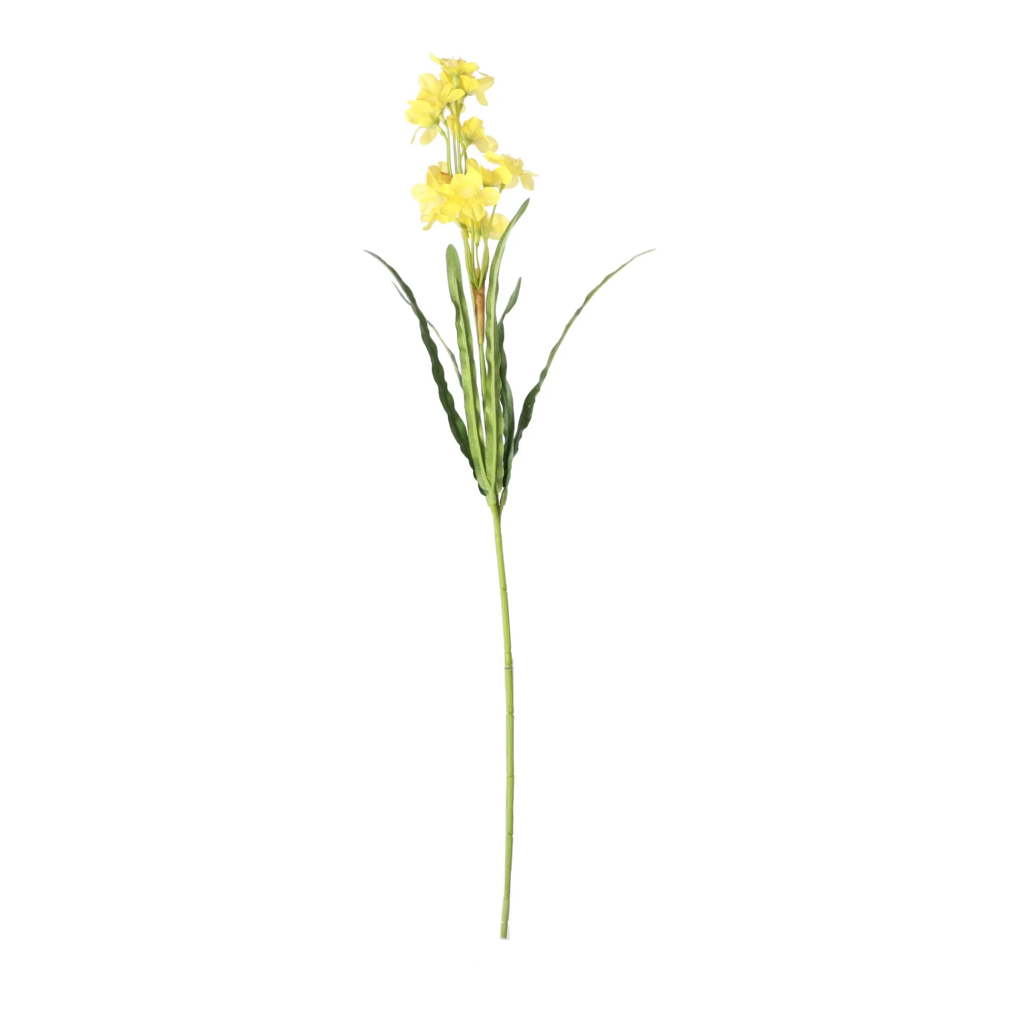 Kunstplanten En Kunstbloemen>Paasbloemen 58 cm geel, 6 assorti