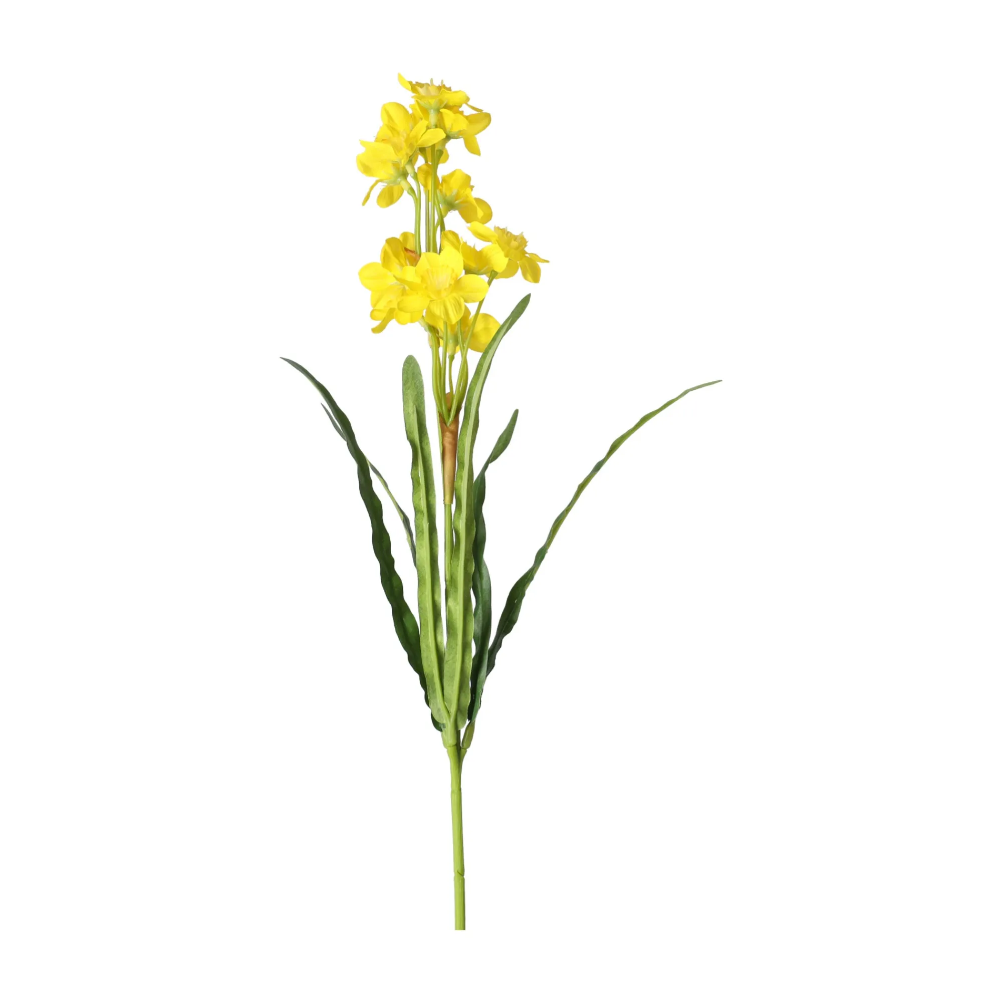 Kunstplanten En Kunstbloemen>Paasbloemen 58 cm geel, 6 assorti