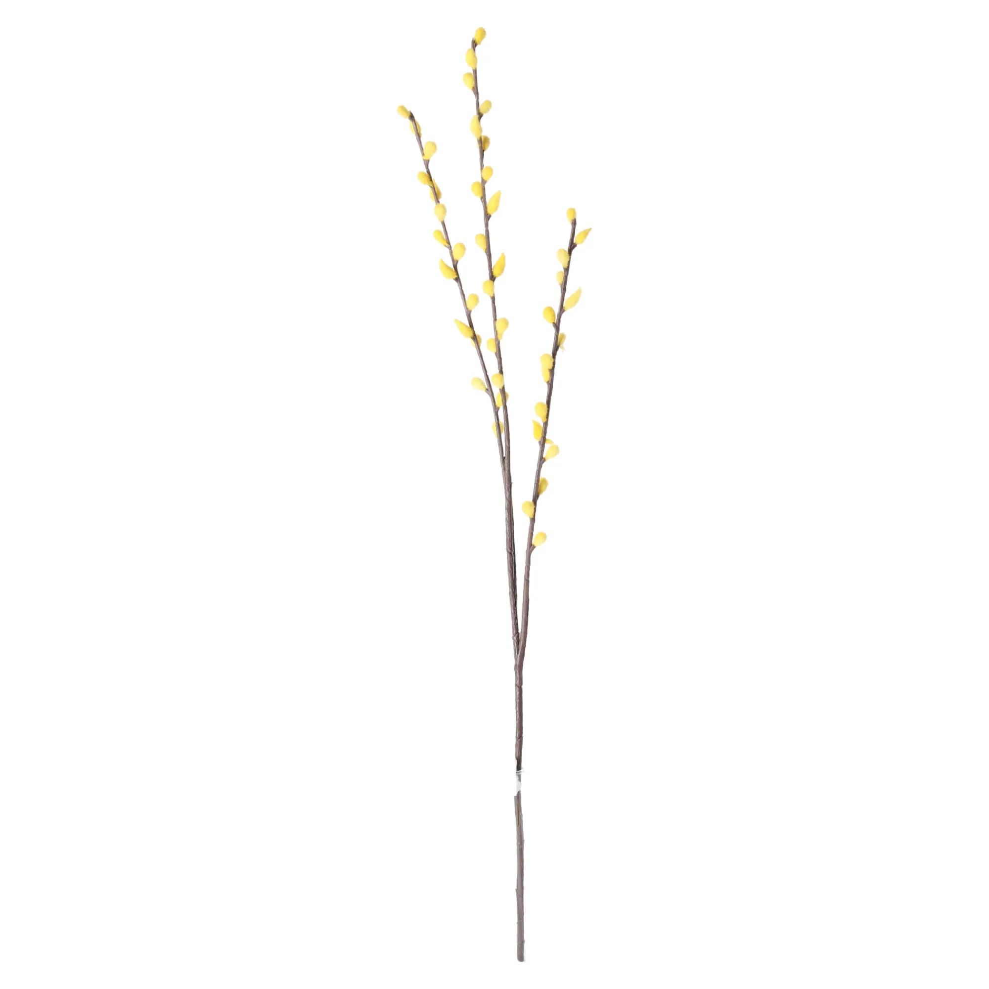 Kunstplanten En Kunstbloemen>Paasbloemen 58 cm geel, 6 assorti