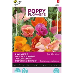 Buzzy Moestuin>Papaver Thai Silk