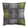 Madison Tuinkussens>Patchy olive hocker 50x50