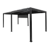 Bois le Duc Overkapping Tuin>Pergola Varzo Antraciet 3 x 6 m