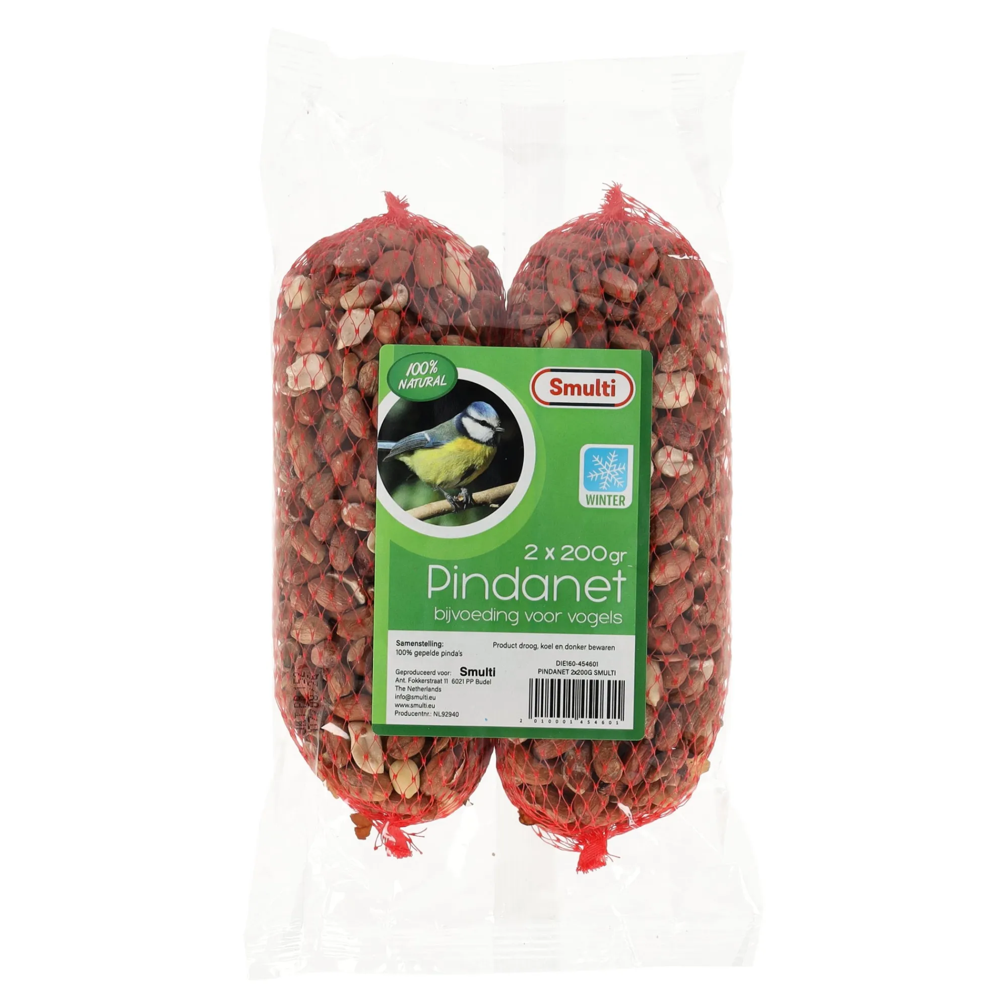 Smulti Vogelsnacks>Pindanet 2x200G