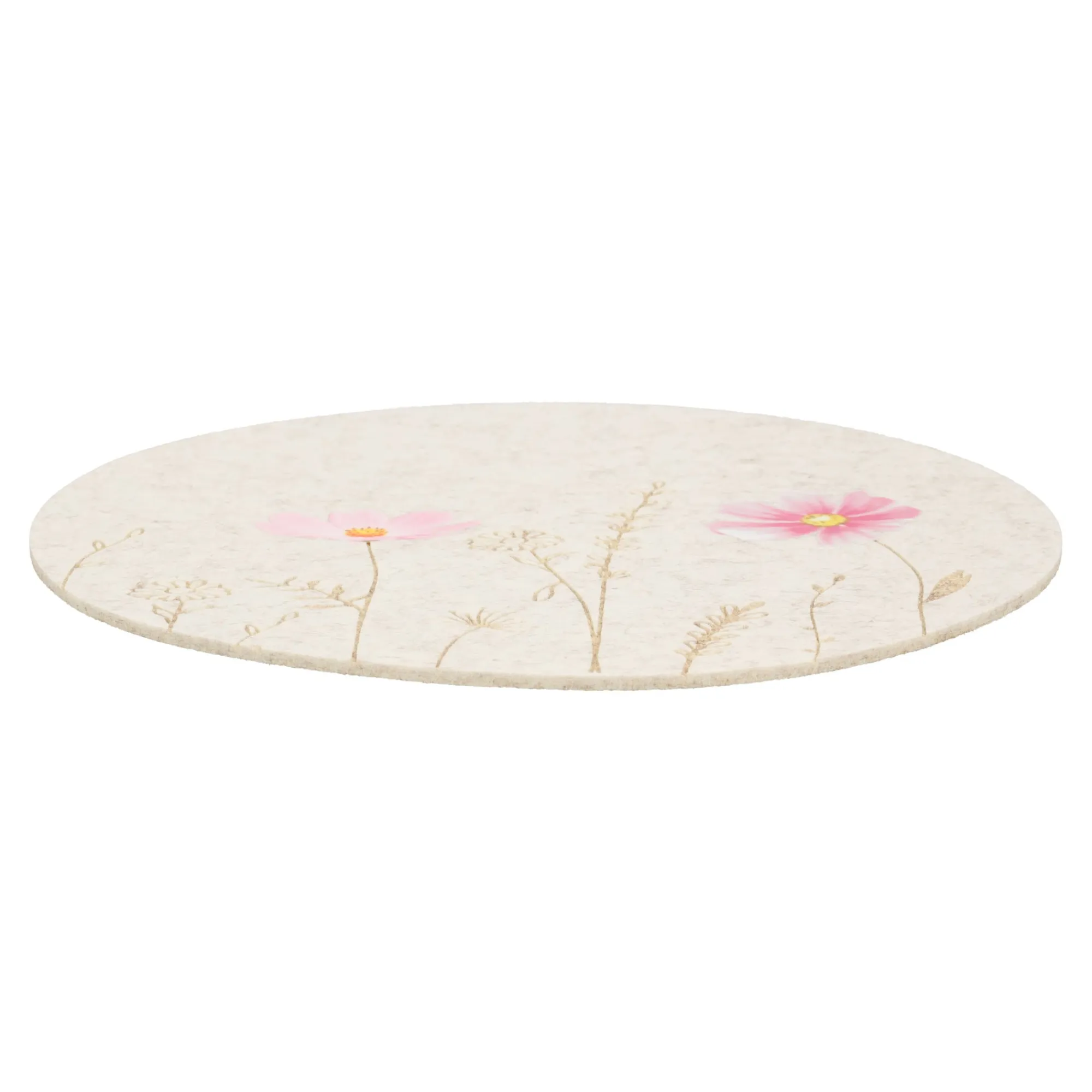 O'malley Pasen|Koken & Tafelen>Placemat bloemen beige 38cm
