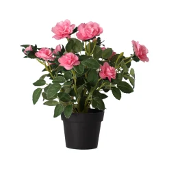 O'malley Kunstplanten En Kunstbloemen>Plant met roos, 3 assorti