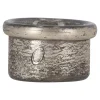 O'malley Vazen En Potten>Pot glas rustiek mat goud 8 x 6 cm