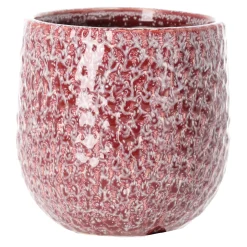 Natural Collections Vazen En Potten>Pot keramiek roze 12 x 11 cm