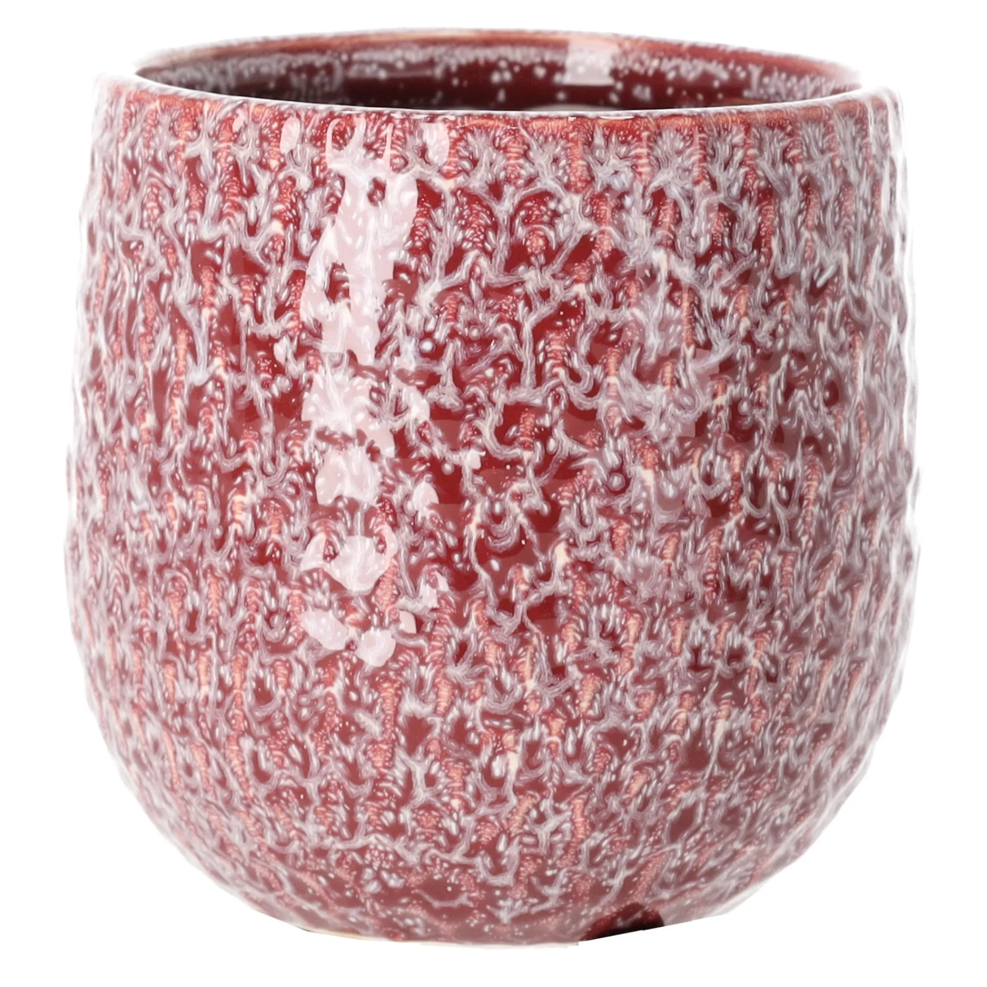 Natural Collections Vazen En Potten>Pot keramiek roze 12 x 11 cm