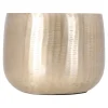 House of Seasons Vazen En Potten>Pot Rista rond champagne 14 x 17 cm