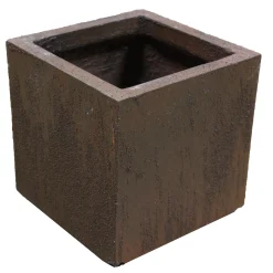 Mega Collections Tuindecoratie>Pot Texas Cubi rust 23 cm