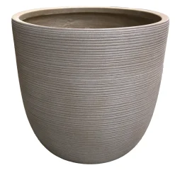 Mega Collections Tuindecoratie>Pot Utah Cubihi taupe wash 51 cm