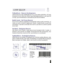 Horti Tops Moestuin>Potbasilicum Bascuro zaad