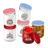 Alpina Opbergen>Pot+schroefdop 6st assorti