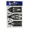 Wins Holland Kerstdecoratie>Raamstickers silhouet