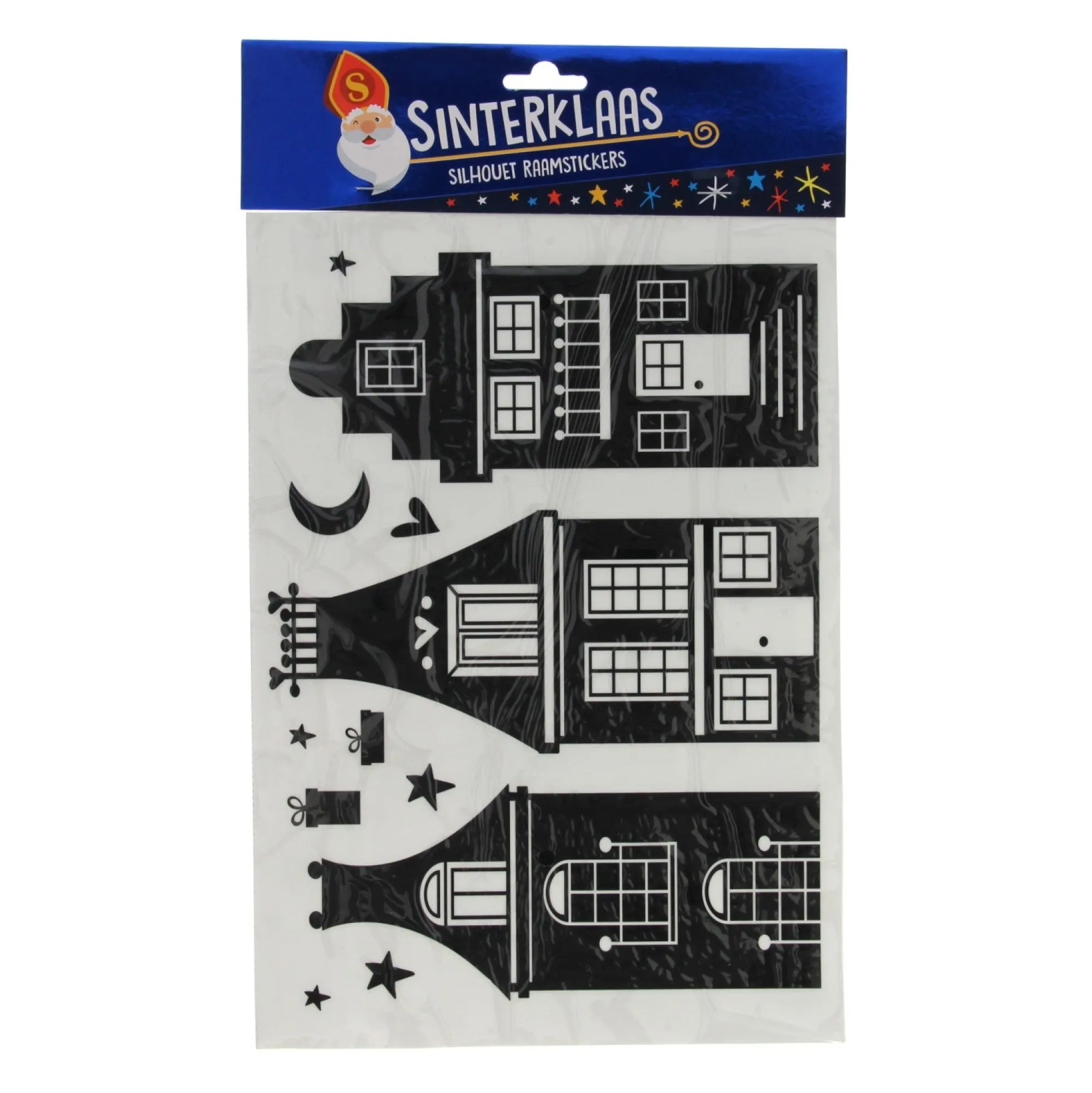 Wins Holland Kerstdecoratie>Raamstickers silhouet