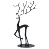 O'malley Kerstdecoratie>Rendier 34cm zwart