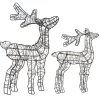 O'malley Kerstdecoratie|Kerstverlichting>Rendierduo 260 LED classic white