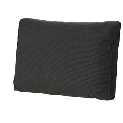 Madison Tuinkussens>Rib black F115 lounge soft 60x40 rug