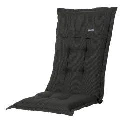 Madison Tuinkussens>Rib black inzetkussen 50x123