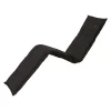 Madison Tuinkussens>Rib black ligbedkussen 65x200
